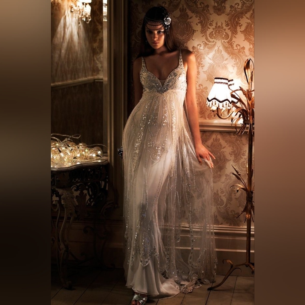 Jenny packham papillon wedding dress uk12 (about us 6-8) *Price Firm*